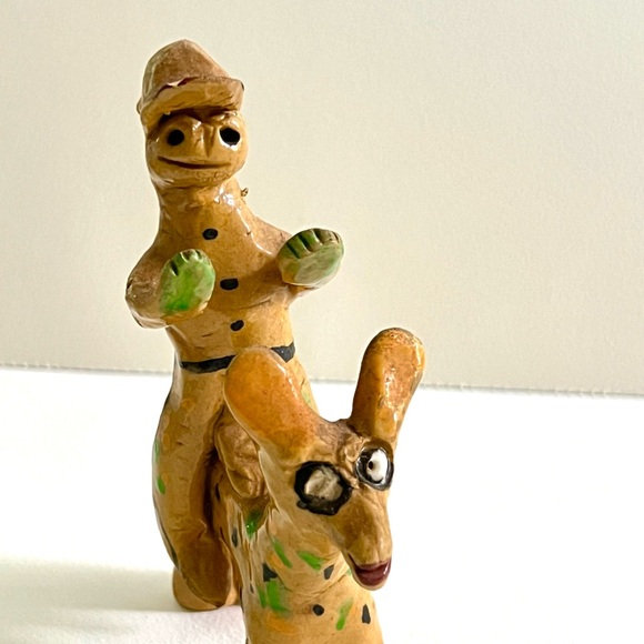 Vintage Mexican, rustic miniature figures, small clay animals, Chiapas 1960’s - Picture 8 of 12